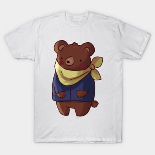 Cute grizzly bear illustration T-Shirt